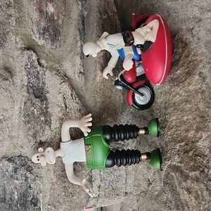 Wallace and Grommit 2 vintage figures